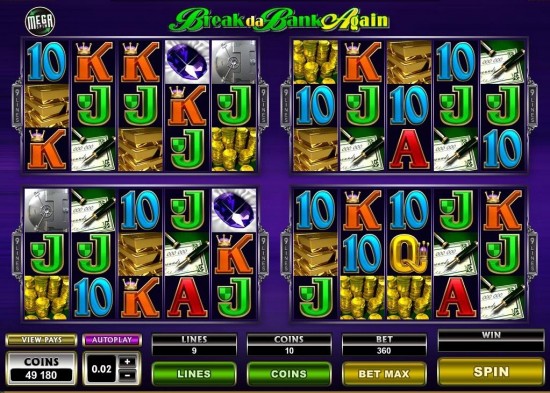 break da bank again II slot