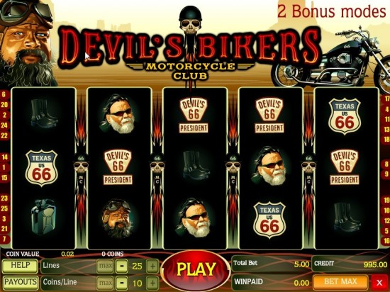 devils bikers slot