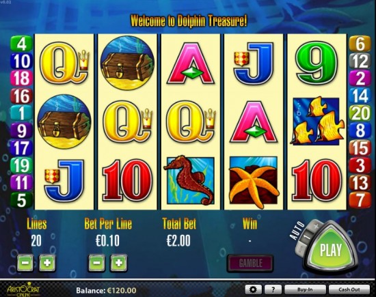 dolphin treasure slot