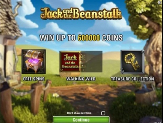 jack and the beanstalk slot machine
