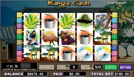 kanga cash slot