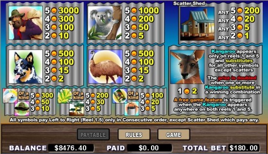 kanga cash video slot