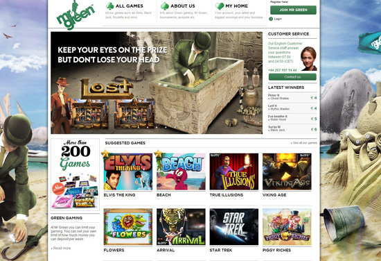 Mr Green Casino Bonus Code