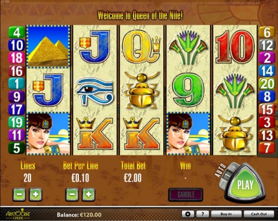 queen of the nile slot