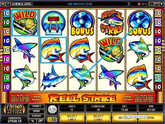 reel strike video slot