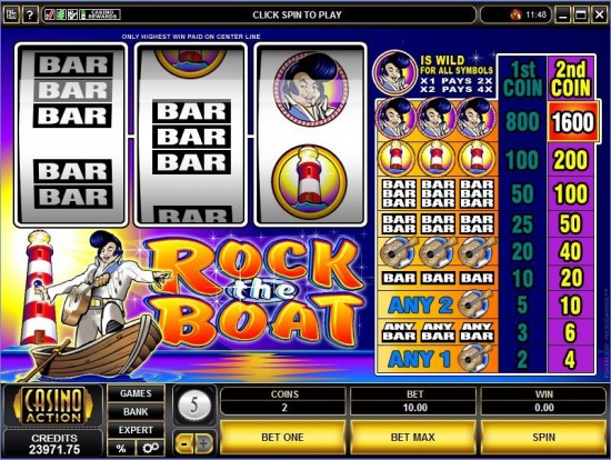 rock the boat slot