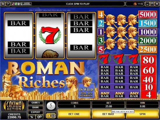 roman riches slot