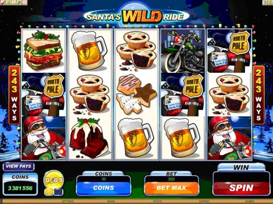 santa's wild ride slot