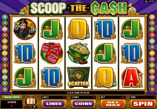 scoop the cash slot