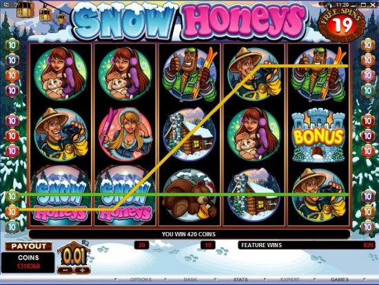 snow honeys slot machine