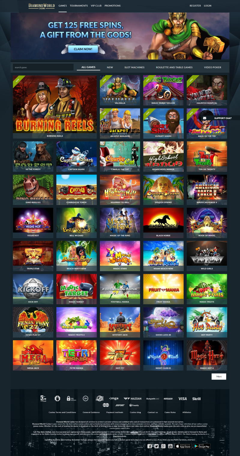 Black diamond casino app