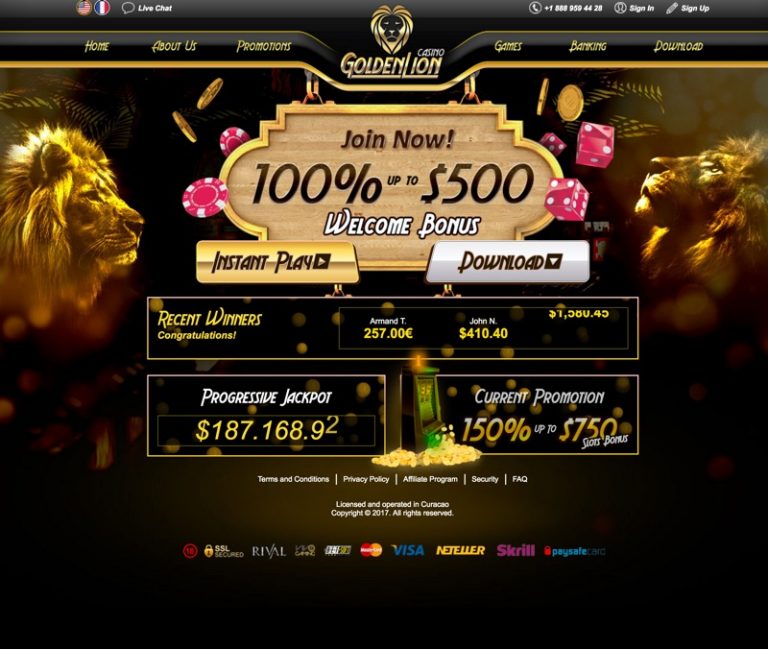 Golden Lion Casino 2024 Review No Deposit Bonus Codes