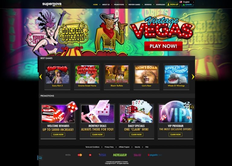 Supernova Casino 2024 Review No Deposit Bonus Codes