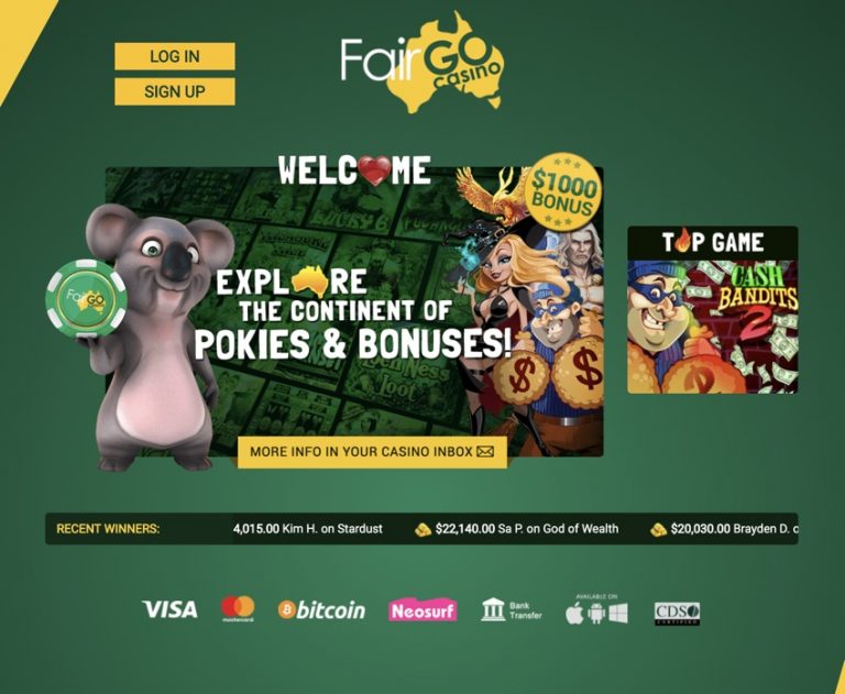 Fair Go Casino 2024 Review No Deposit Bonus Codes