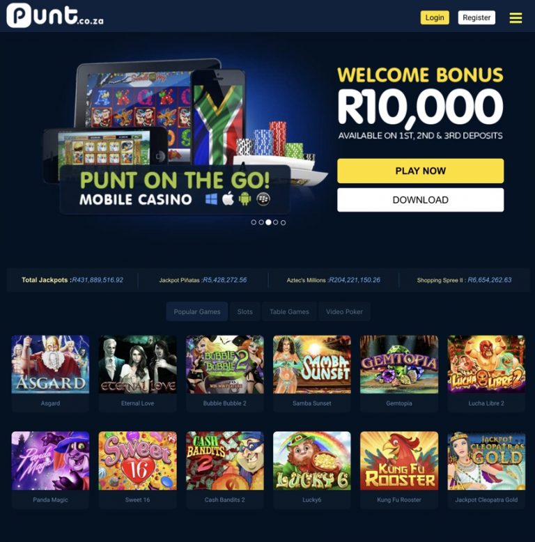 Punt Casino 2024 Review No deposit bonus codes