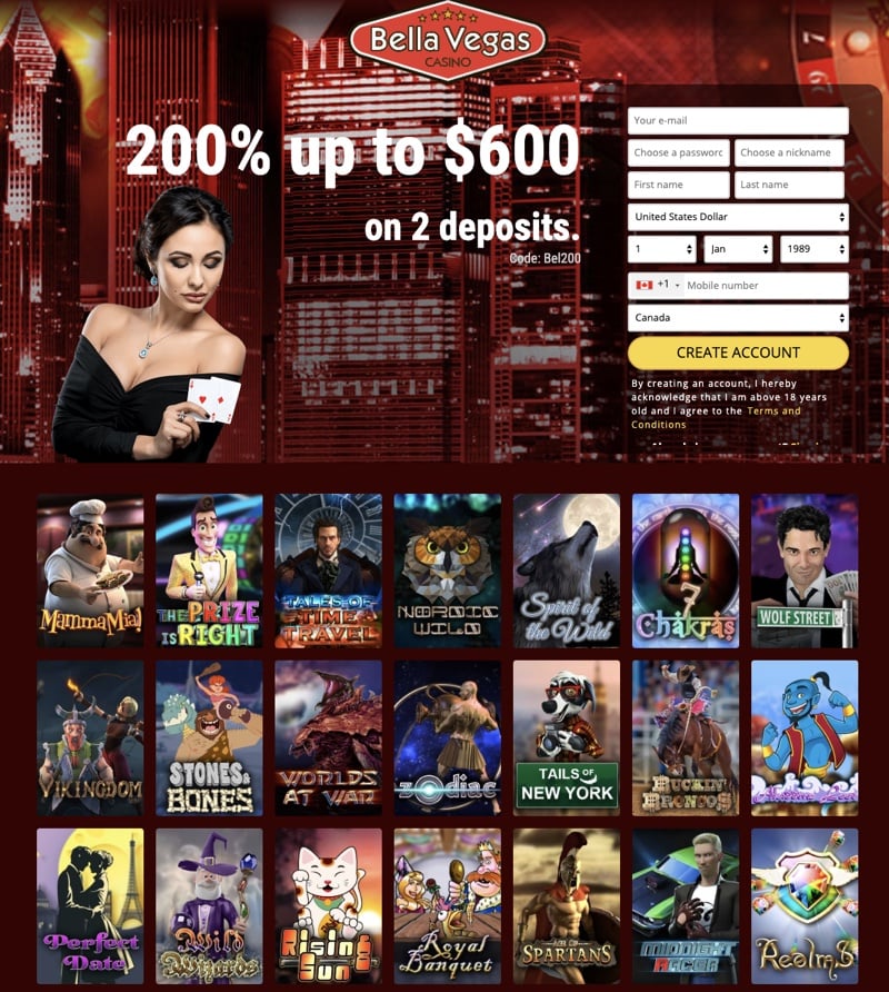 Bella Vegas Bonus Codes