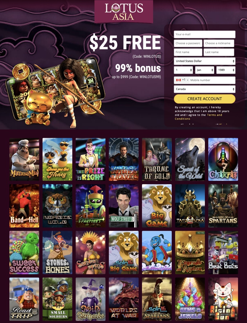 No deposit bonus codes for lotus asia casino january 2019 calendar