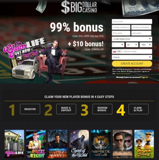 Big Dollar Casino 2023 Review No Deposit Bonus Codes